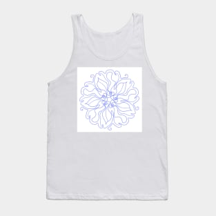 delicate blue mandala Tank Top